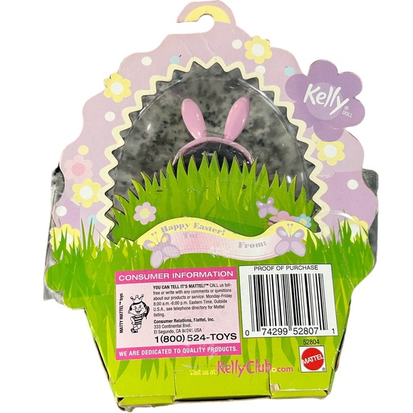 Vintage 2001 Target Exclusive Edition Kelly Barbie Sister Easter Bunny Doll - Picture 3 of 3